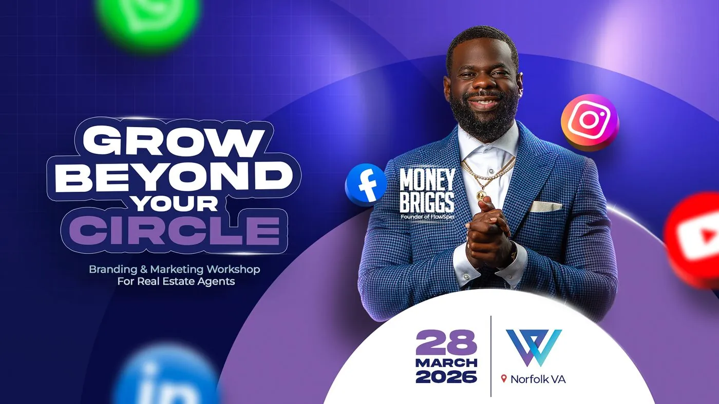 Grow Beyond Your Circle event banner designed by ChessCraft Studio