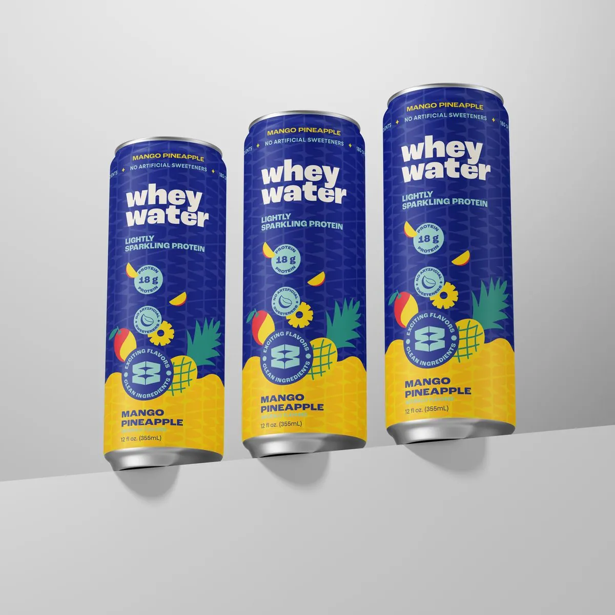Whey Water packaging designed by ChessCraft Studio
